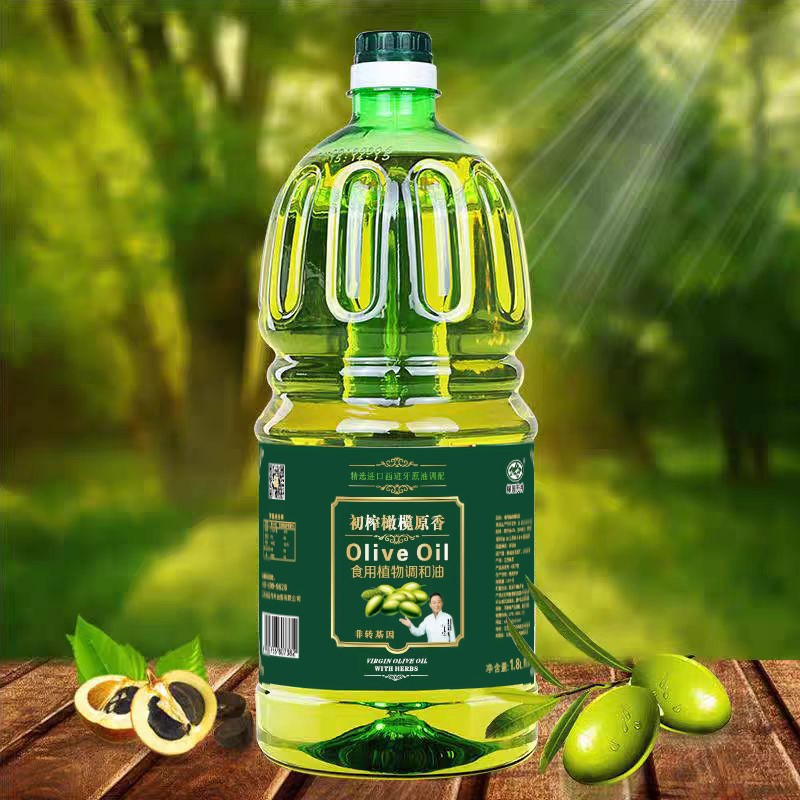 威尼斯wns885566 初榨橄榄原香食用植物协调油 1.8L